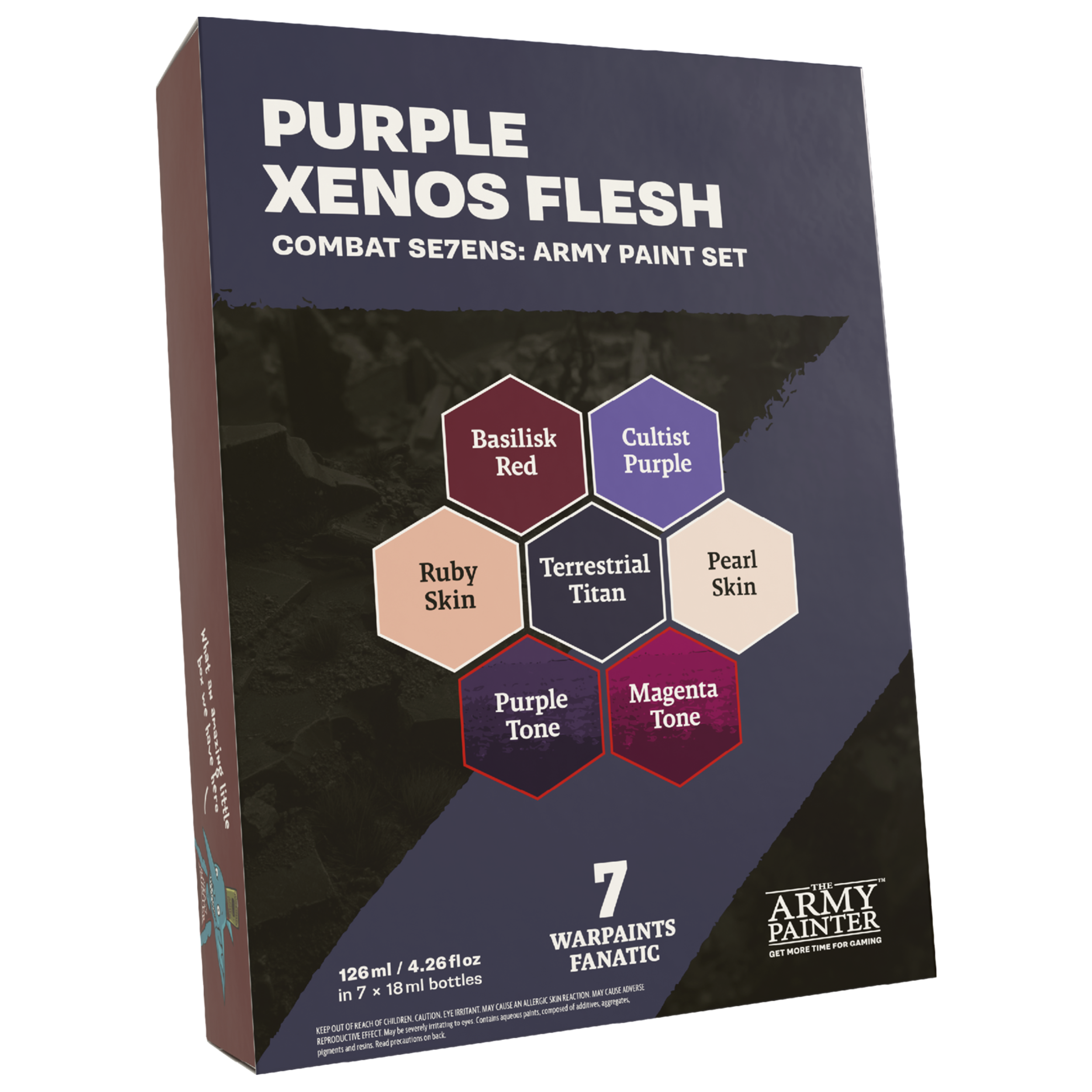 Combat Se7ens Purple Xeno Flesh Paint Set